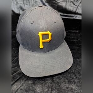 Kids Black and Gold Baseball Cap